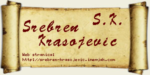 Srebren Krasojević vizit kartica